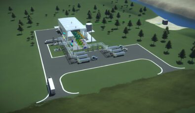 A design illustration of the future Niagara Hydrogen Centre