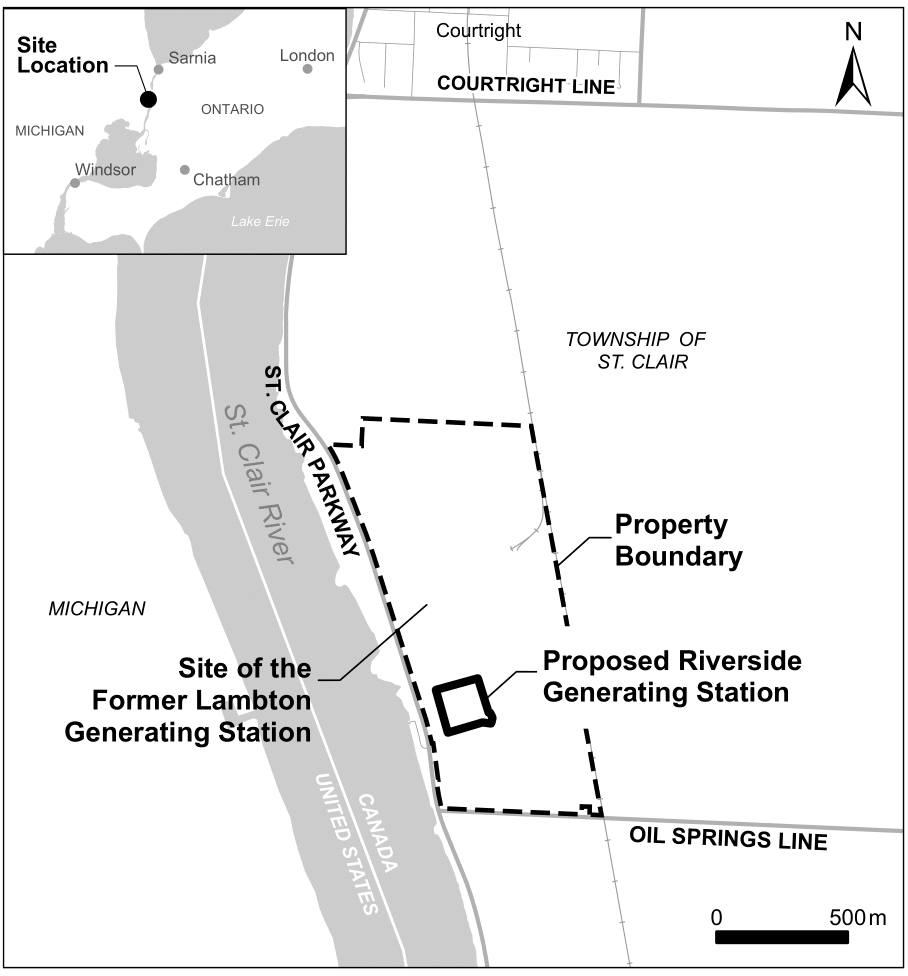 Riverside Generating Station Map